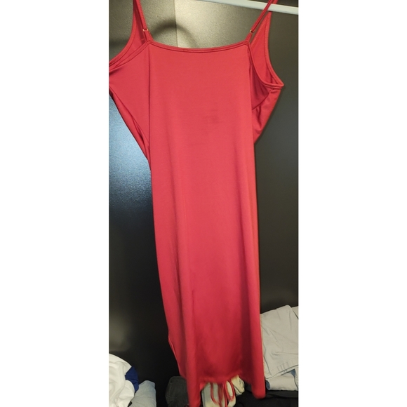 Adjustable Red Strap Dress - Picture 3 of 4